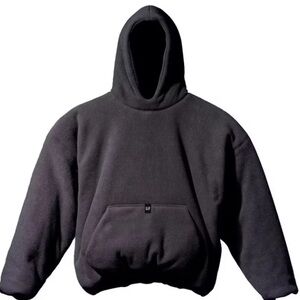 Yeezy Gap pull over fleece hoodie in true black  XXL